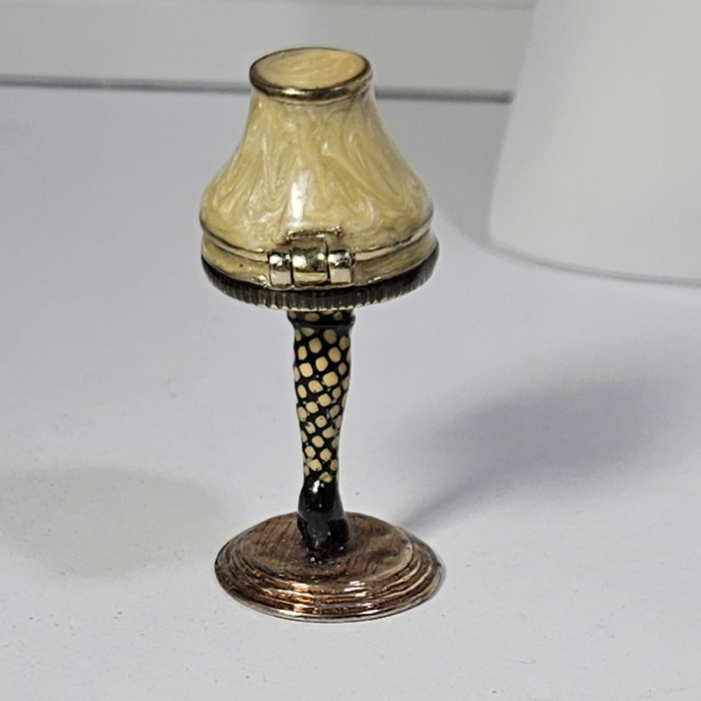 MONET 2011 “Leg Lamp” Enamel Keepsake Trinket Box - Picture 2 of 6